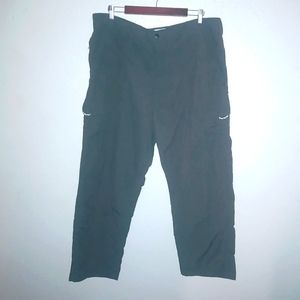 Wrangler Authentics 40x30 Mens Cargo Gray Fishing Tactical Pants Geay